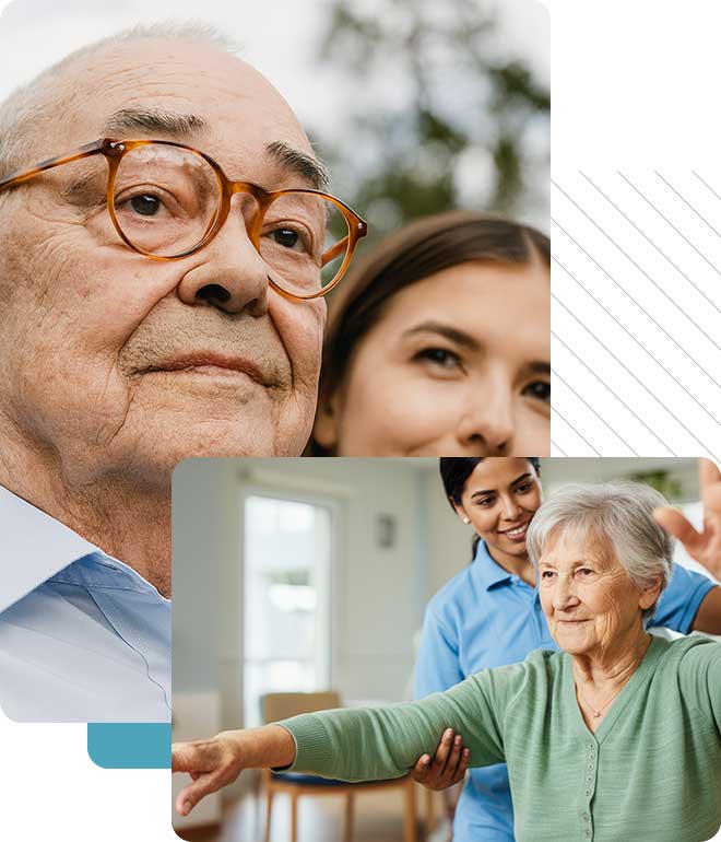 Elderly patients with home health care aides in Potomac, MD